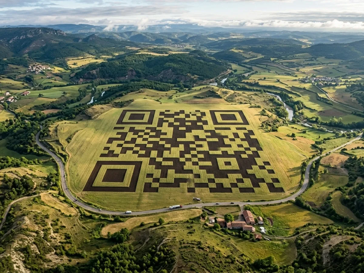 The largest QR code in the world: why anyone would want it visible from space