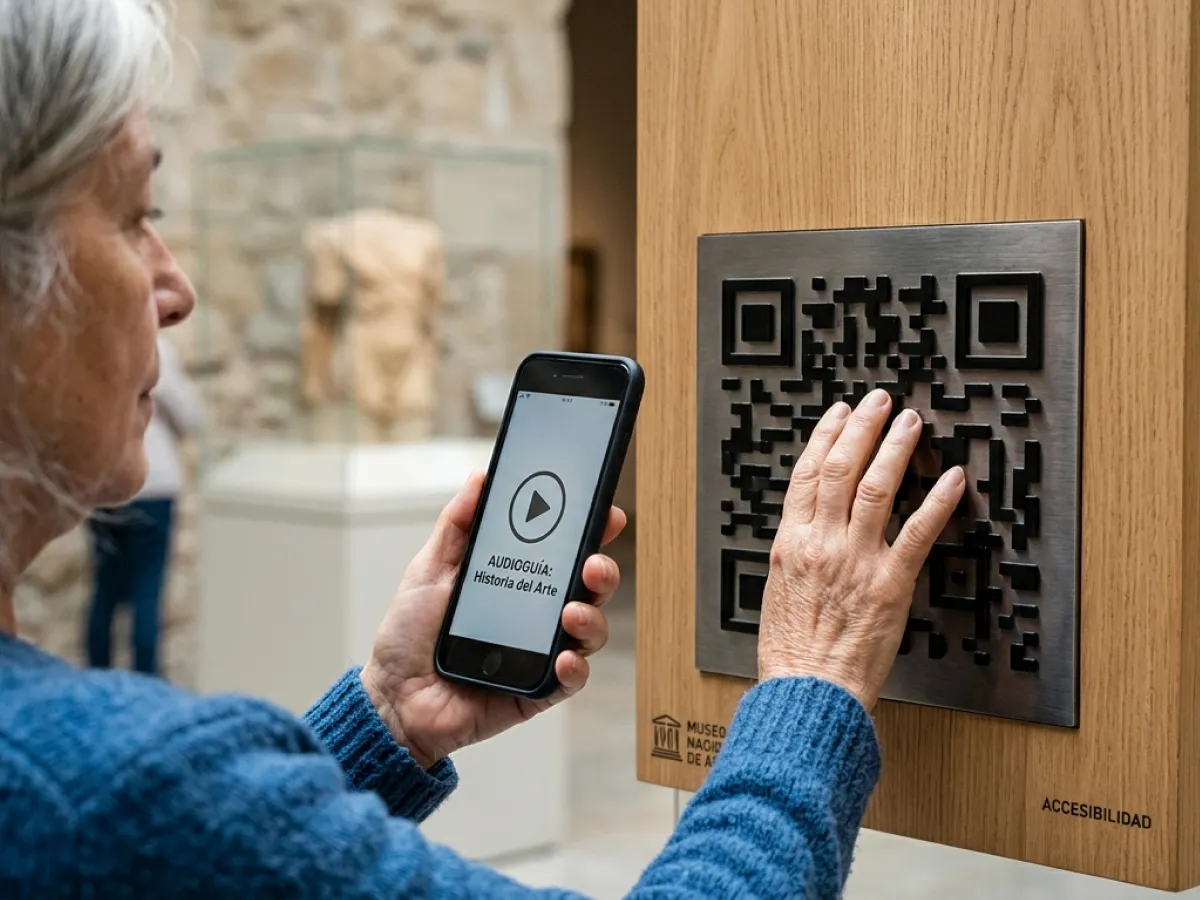 Invisible signage: how a tactile QR is opening the world for visually ...